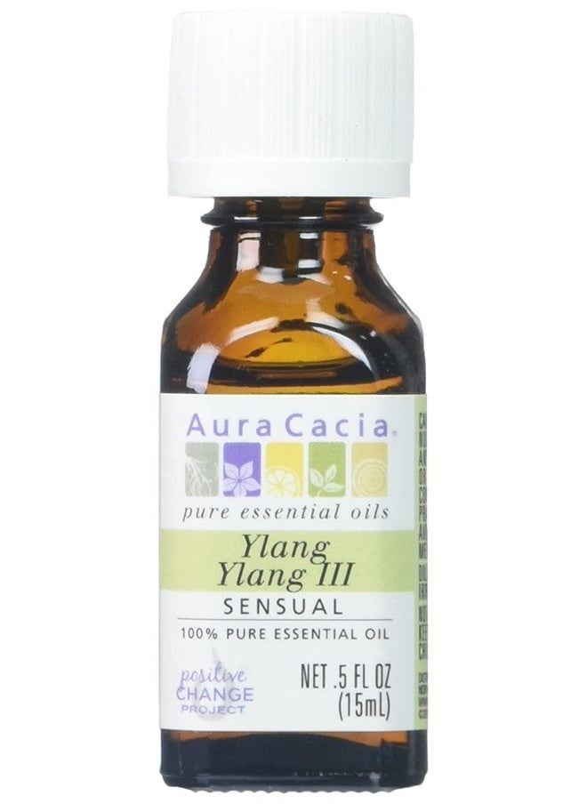 Aura Cacia 100% Pure Essential Oil Ylang Ylang - 0.5 fl oz  - Image 1