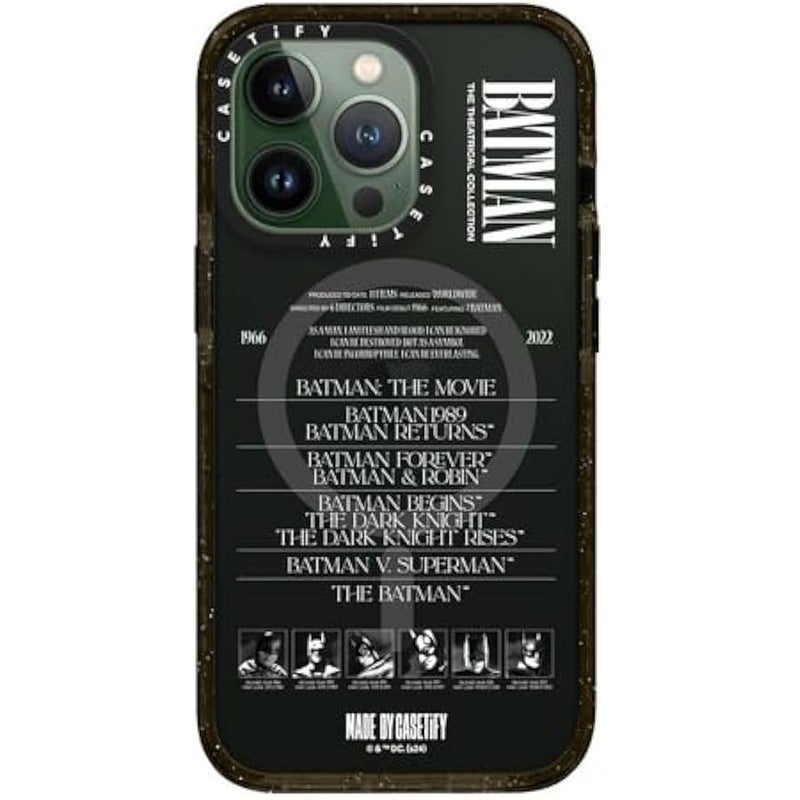 Casetify Impact iPhone 13 Pro Case 【Batman Co-Lab / 4X Military Grade Drop Tested / 8.2ft Drop Protection/Compatible with Magsafe】 - A Hero Can be Anyone - Clear Black - Image 5