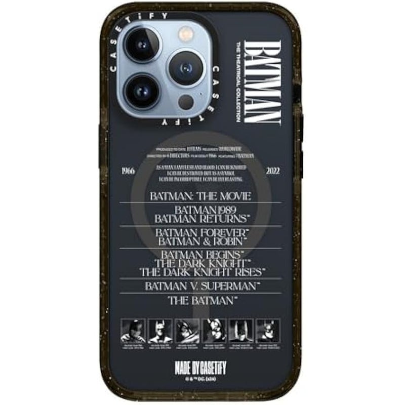 Casetify Impact iPhone 13 Pro Case 【Batman Co-Lab / 4X Military Grade Drop Tested / 8.2ft Drop Protection/Compatible with Magsafe】 - A Hero Can be Anyone - Clear Black - Image 3