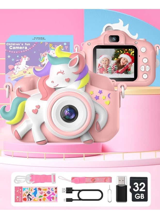 Gofunly Kids Camera for 3-8 Years Old Toddlers Childrens Boys Girls Selfie Camera 20.0 MP HD 1080P IPS Screen Dual Digital Toy Camera for Kids Christmas Birthday Gifts - Image 4