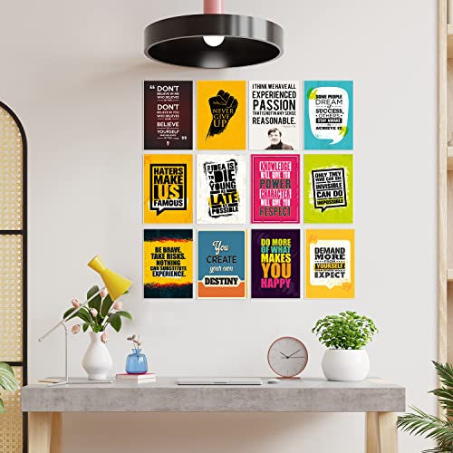 PAPER PLANE DESIGN Posters For Room Decoration Set Of 12, A4 size (29 x 21 cm) (A) - Image 3