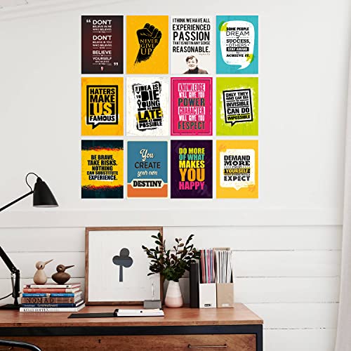 PAPER PLANE DESIGN Posters For Room Decoration Set Of 12, A4 size (29 x 21 cm) (A) - Image 2