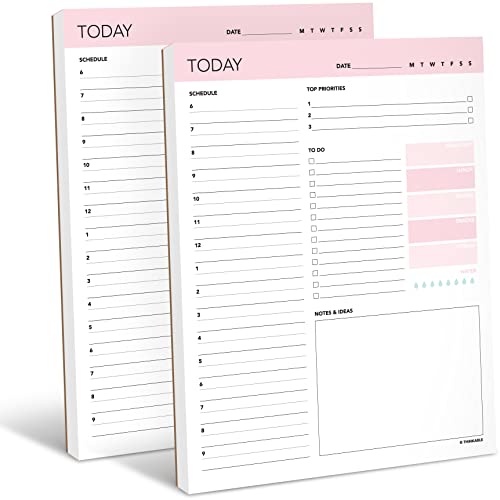 THiNKABLE Daily Planner Notepad - 8.5x11 To Do List Organizer - Image 1