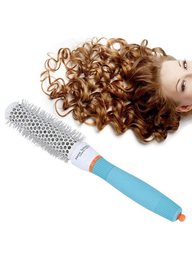 جوتوتوب فرشاة شعر مستديرة، فرشاة شعر زيتية مغربية، مشط أسطواني من الألومنيوم، مشط دائري لتصفيف الشعر، مشط تصفيف الشعر، أداة تصفيف الشعر 25 - Image 1
