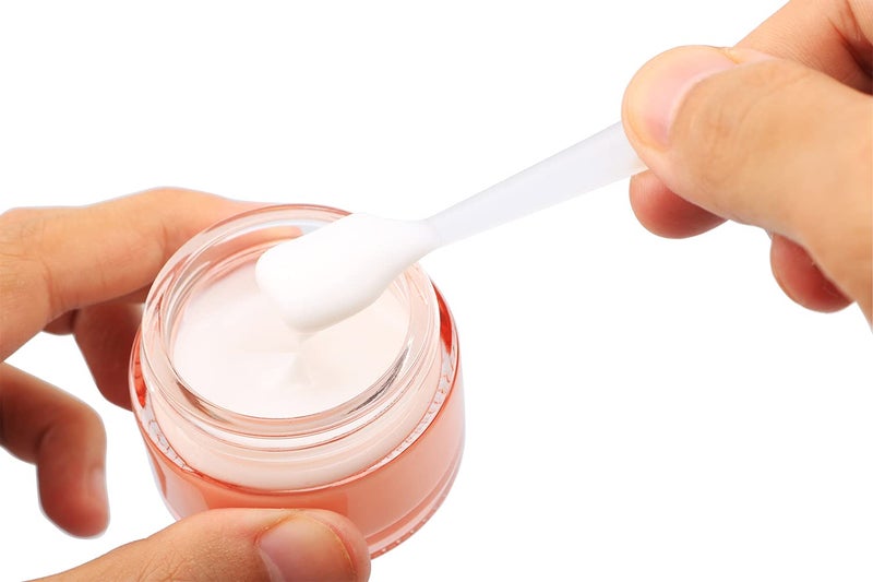 Furnido 4 Pack 1 Oz/30Ml Pink Glass Face Cream Jar Pot Empty Thick Glass Cosmetic Cream Jar Container With Rose-Golden Cover Inner Liners For Moisturizer Eyeshadow Makeup Emulsion - Image 3