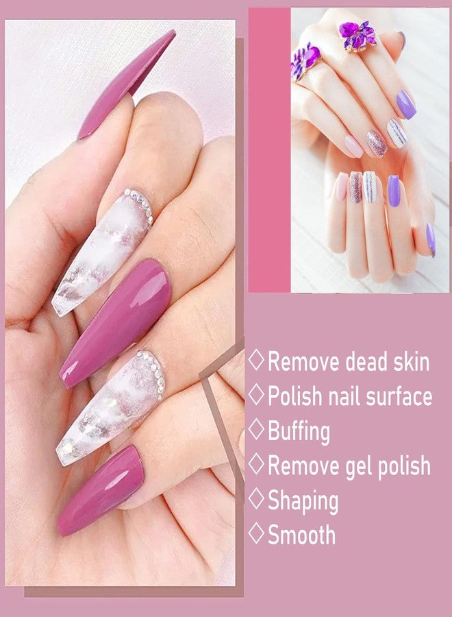 Sonew 10pcs Ceramic Nail Drill Bit Set, Gel Polish Cuticle Remover Bits, Nail Polishing Heads, Polish Removal Drill Bit, for Nail Artist Novice, - Image 3
