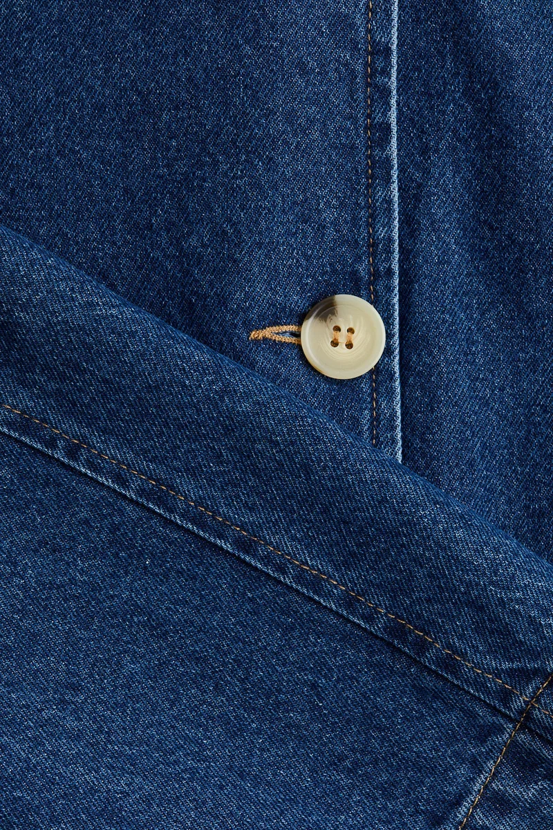 اتش اند ام Collared twill jacket