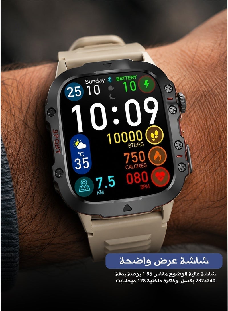 AOLON Tetra S2 Smart Watch AMOLED Waterproof 100+ Sport Modes long-lasting Smartwatch Grey - Image 5