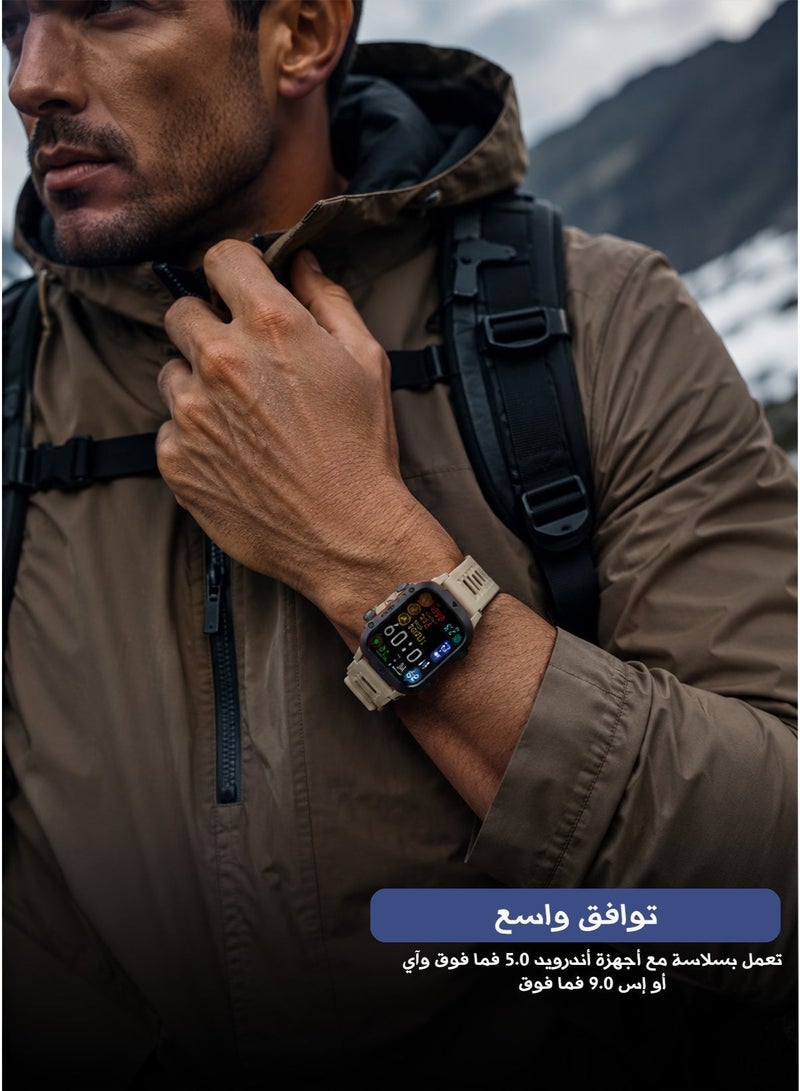 AOLON Tetra S2 Smart Watch AMOLED Waterproof 100+ Sport Modes long-lasting Smartwatch Grey - Image 3