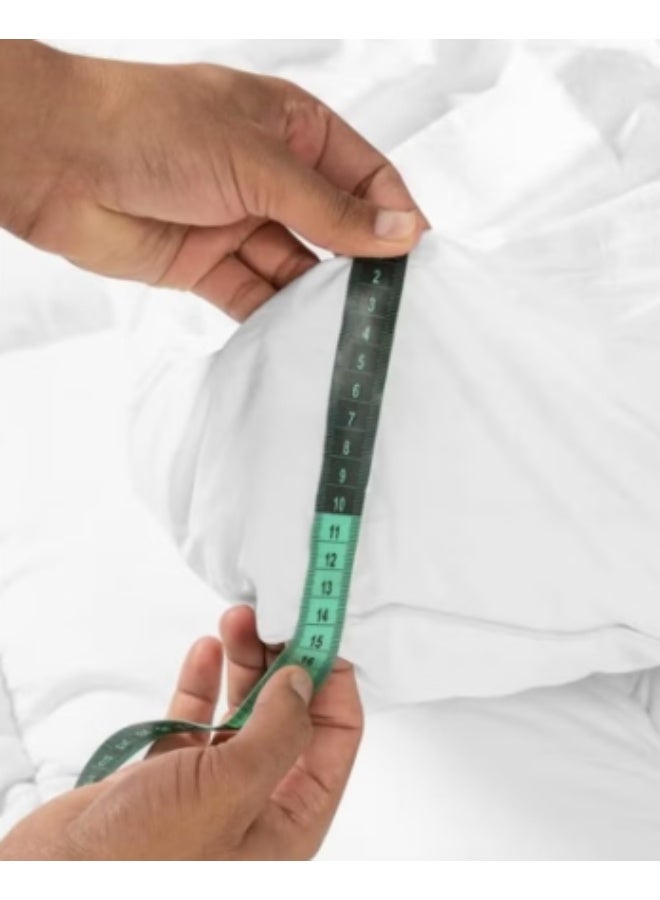 Hotel-style mattress cover, 100% cotton fabric, 14 cm thick, suitable for a 100 x 200 cm - Image 5