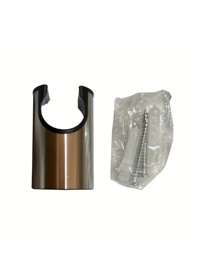 حامل خطاف رشاش الشطاف من الفولاذ المقاوم للصدأ - مثبت حائطي لرأس دش الحمام - Image 1