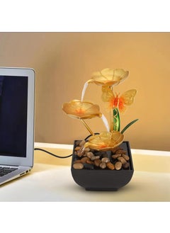LUXE LIVING LUXE LIVING Indoor Tabletop Water Fountain Home Dcor Soothing Sound Machine Automatic Pump Deep Basin Natural River Rocks Indoor Zen Relaxation for Office Living Room Bedroom or Office  - Image 2