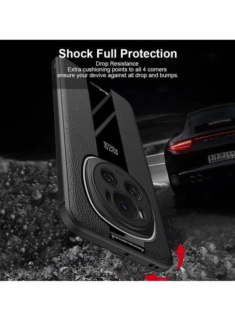 General Case Compatible with Honor Magic 6 Pro, Luxury Litchi Veins Silicone Phone Case Soft TPU Full Protection Cover for Honor Magic 6 Pro  - Image 3