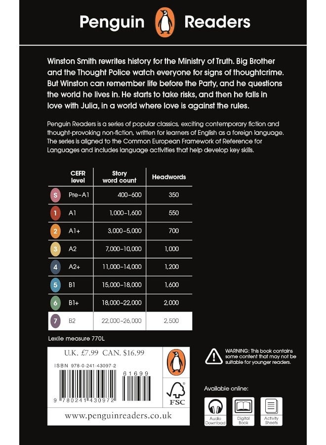 Penguin Readers Level 7: Nineteen Eighty-Four (ELT Graded Reader) - Image 2