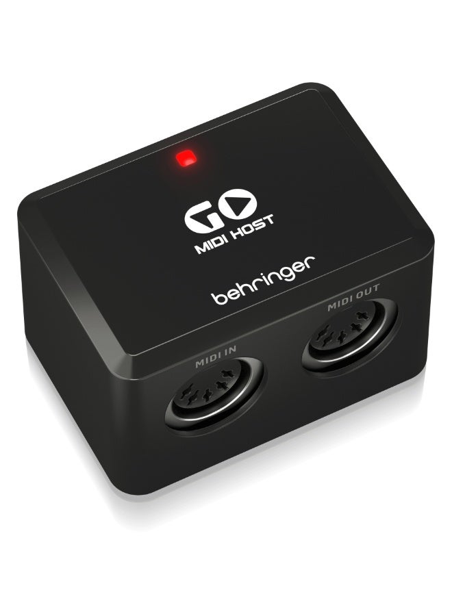 behringer GO MIDI HOST Compact MIDI/USB Host Interface for â€œPlug-and-Playâ€ Connectivity - Image 3