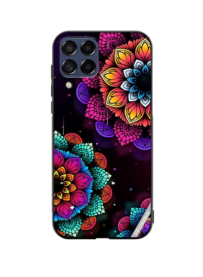 VR CREATIVE Protective Case Cover For Samsung Galaxy M33 Mandala Design Multicolour - Image 1
