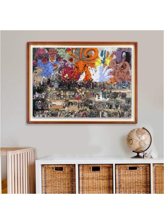 Naruto 1000-Piece Colorful Anime Jigsaw Puzzle for Kids and Adults – Engaging Desktop Activity - Image 2