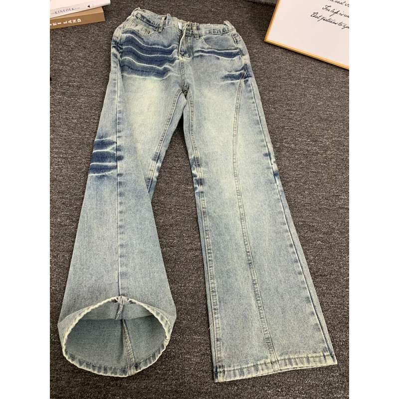 Unisex Classic Denim Jeans Loose Fit Daily Outdoor Wear - Image 1