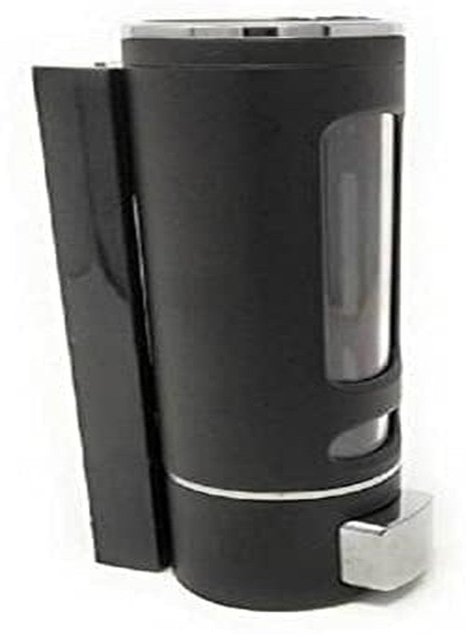 SELLZY 400ml Rust Proof Eco-Friendly ABS Plastic Wall Mounted Liquid Dispenser for Bathroom/Kitchen | Shampoo Conditioner Handwash Lotion Gel Liquid Soap Dispenser (Black) | (Pack of 1) - Image 3