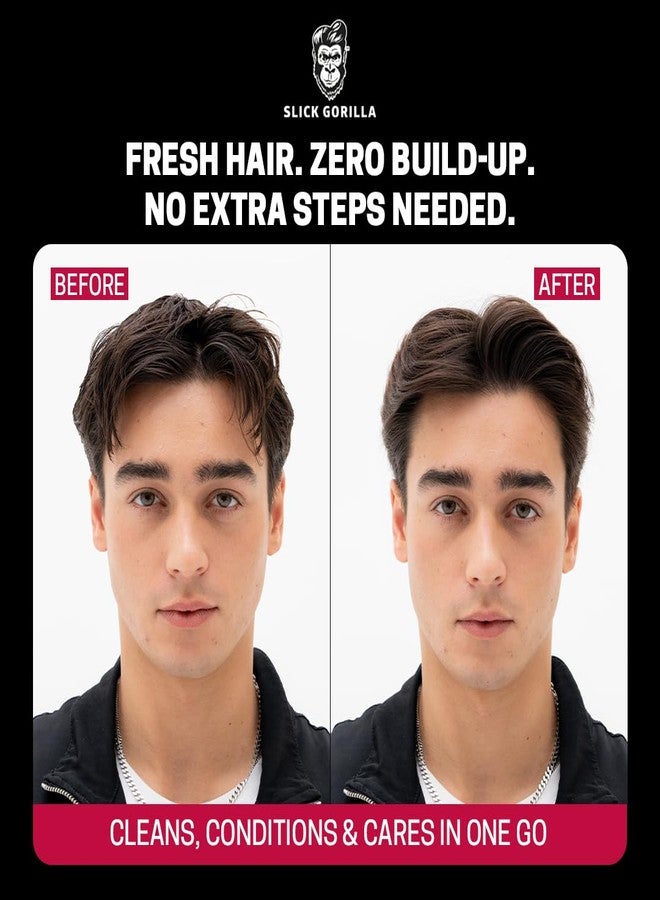 Slick Gorilla 2-in-1 Daily Shampoo & Conditioner - Infused with Natural Ingredients for Healthy, Fresh Hair - Cleans, Conditions, and Strengthens - 200ml / 6.76 fl oz - Perfect All-in-One Solution Hai - Image 4