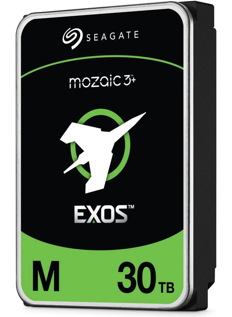 سيجيت قرص صلب داخلي إكسوس M سعة 30 تيرابايت - 3.5 بوصة SATA 6Gb/s، 7200 دورة في الدقيقة، 512 ميجابايت ذاكرة مؤقتة، محكم بالهيليوم، CMR، قرص صلب لمركز البيانات يعمل على مدار الساعة طوال أيام الأسبوع | ST30000NM004K - Image 2