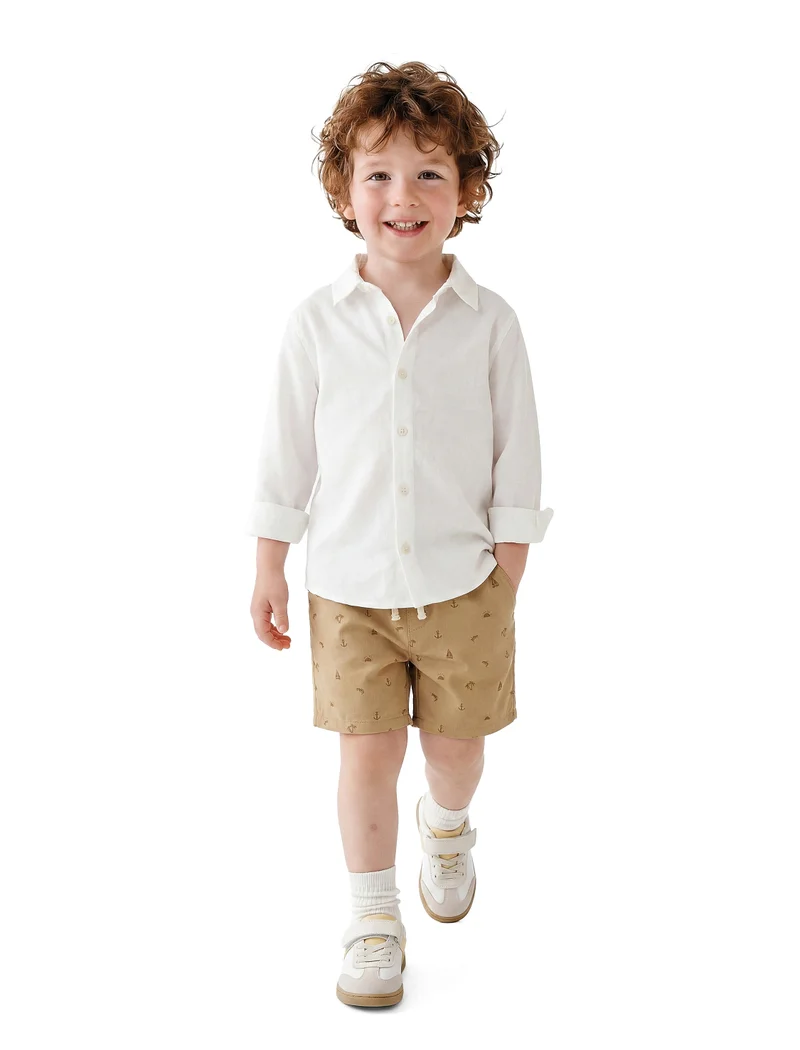 Gabardine Shorts