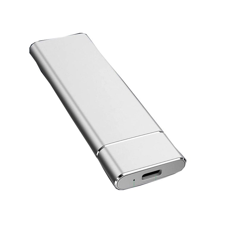 ذاكرة SSD محمولة سعة 4 ترابايت - صندوق ألومنيوم فضي - سرعة قراءة 1050 ميجابايت في الثانية وسرعة كتابة 1000 ميجابايت في الثانية، ذاكرة SSD خارجية لمحترفي التنقل، الطلاب، المصورين والعابين - Image 1