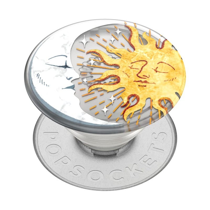 POPSOCKETS â€‹â€‹â€‹â€‹PopSockets Phone Grip with Expanding Kickstand, Adhesive Grip - Sun and Moon - Image 1