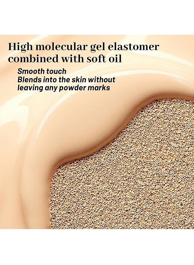 DETVFO Evanesce Soft Matte Cream Concealer, Waterproof Foundation, Full Coverage, Hydrating Long-Lasting Concealer, Moisturizing Contour And Brighten (01# Natural) - Image 5