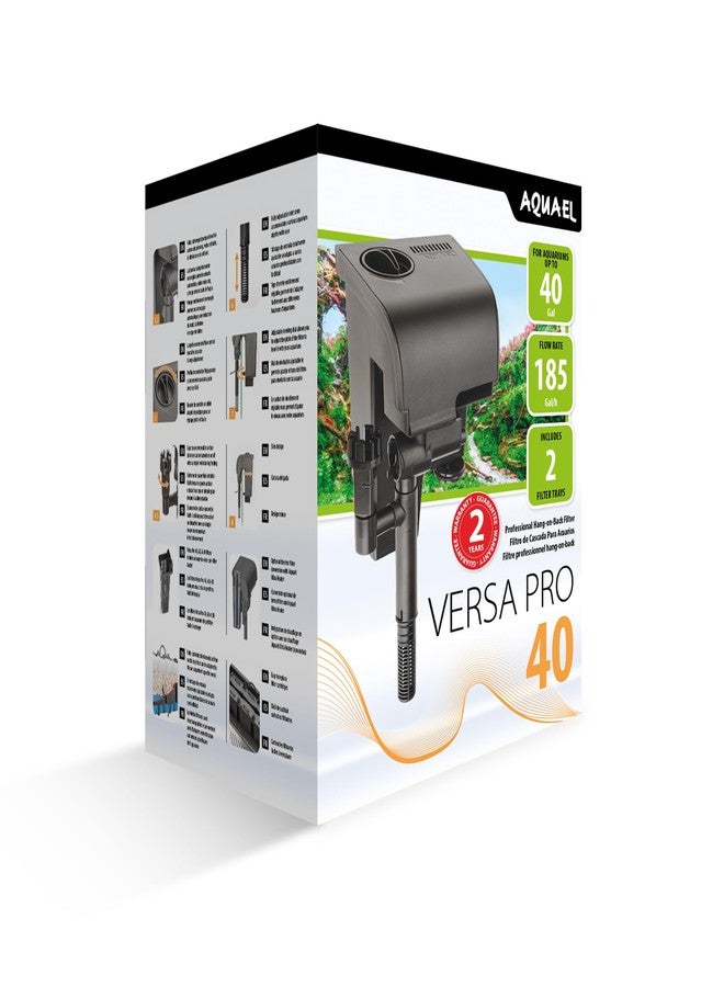 أكوايل فلتر الطاقة Aquael Versa Pro 40 - فلتر يُعلق على ظهر حوض السمك - Image 1