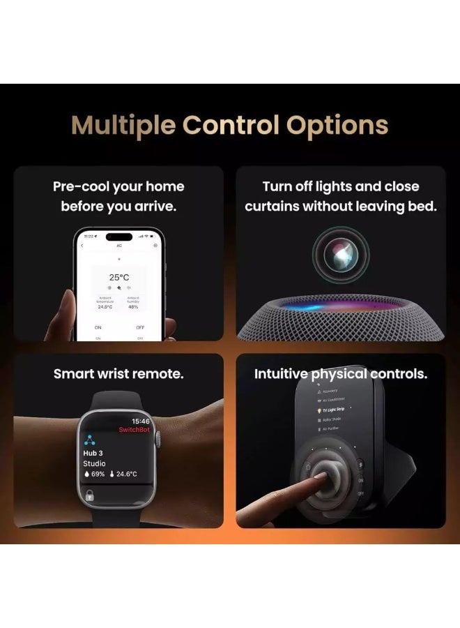 SwitchBot Hub 3 | Smart Home Hub with 2.4″ IPS Screen & Knob Control - Image 2