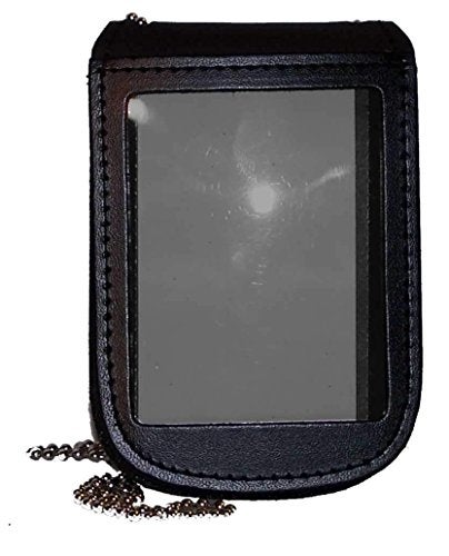Perfect Fit Shield Wallets Recessed Badge and ID Neck Holder for NY City Police Detective Cutout PF225 Black One Size - Image 3