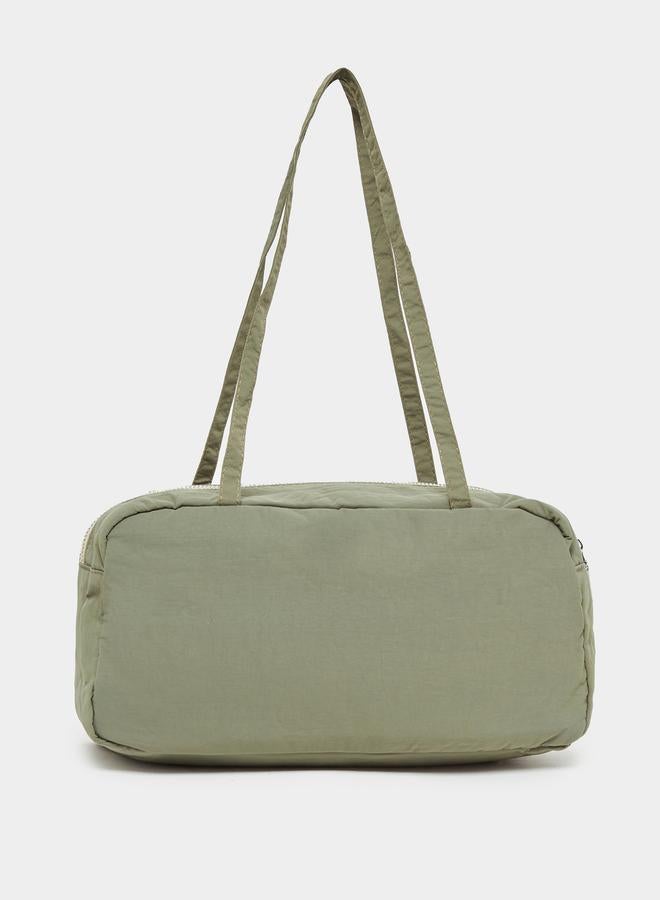 Styli Front Pleats Dual Strap Shoulder Bag - Image 2