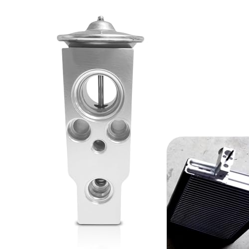 GRANDI Car AC Expansion Valve Steam Engine Air Conditioning Valve Universal AC System Repair Accessories 80213TF0G01 19205241 80211TP5H11 80221TZ3A41 for Most Cars Silver - Image 1
