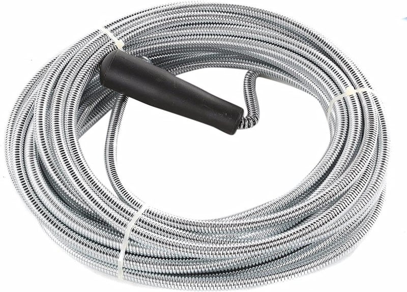Orrda Orrda Drain Cleaner Wire Flexible Steel Body Spring Drainage Block Remover Machine Tool for Kitchen Sink Wash Basin Drainage Pipe Cleaner Drain Clog 1Pcs_Multicolor 3 Meter - Image 1