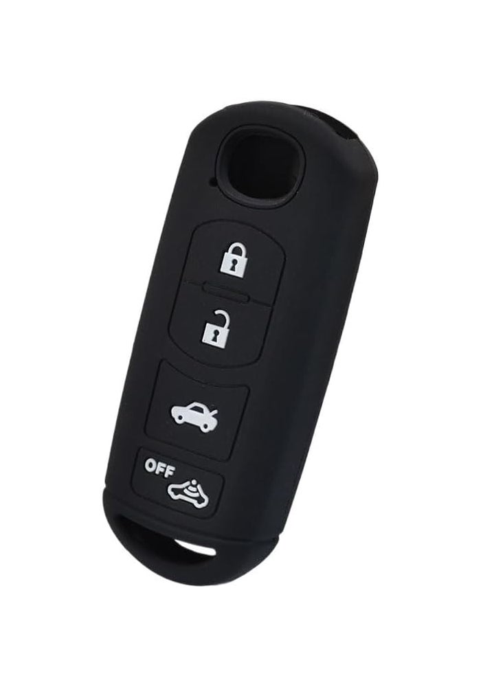 QASULER Silicone Remote Key Case Cover for Mazda - Image 4