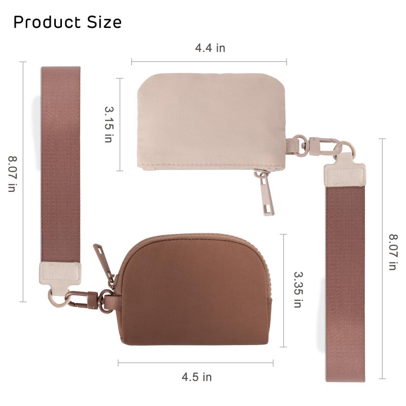 Mum's Memory - portafolios de pulsera con cierre para mujer, de doble bolsa, portátil, llavero, cartera, mini cartera para mujer - Image 3