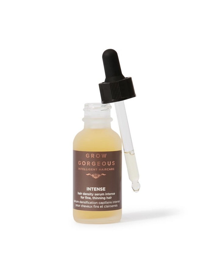 grow gorgeous - Density Serum Intense Vegan Hair Serum With Caffeine Red Clover And Peptides For Thinning Hair And Hair Loss. Cruelty Free Hair Growth Serum 1 Fl Oz - Image 1