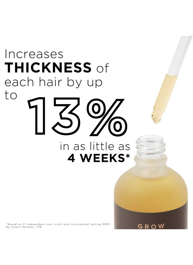 grow gorgeous - Density Serum Intense Vegan Hair Serum With Caffeine Red Clover And Peptides For Thinning Hair And Hair Loss. Cruelty Free Hair Growth Serum 1 Fl Oz - Image 1