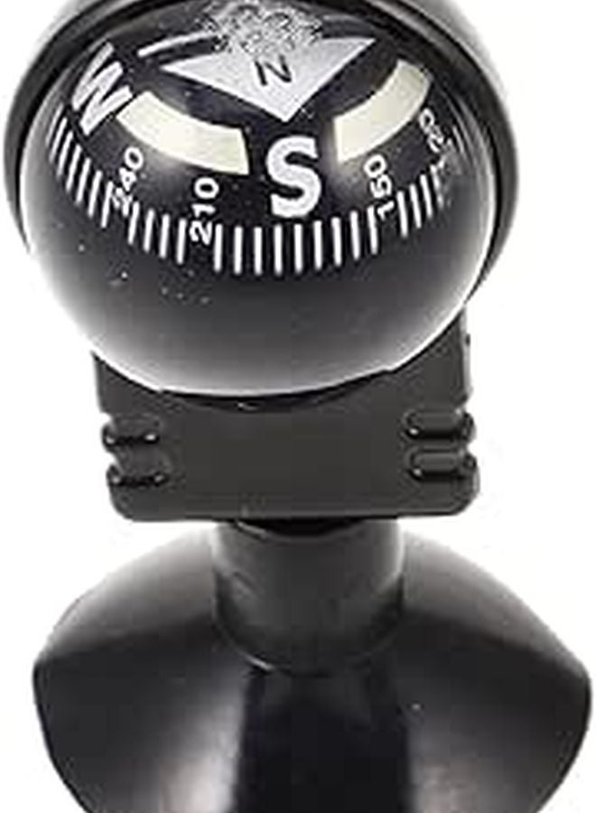Foldable Rotating Car Compass with Suction Cup for Outdoor Camping Auto Navigation - Image 1
