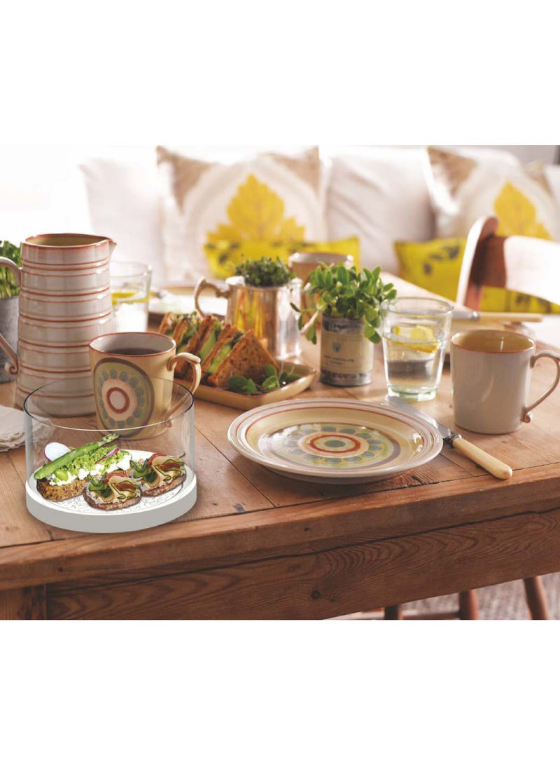 Biesse Plastic Round Food Storage and Preserving with Cream lid  1.6 L - Image 3
