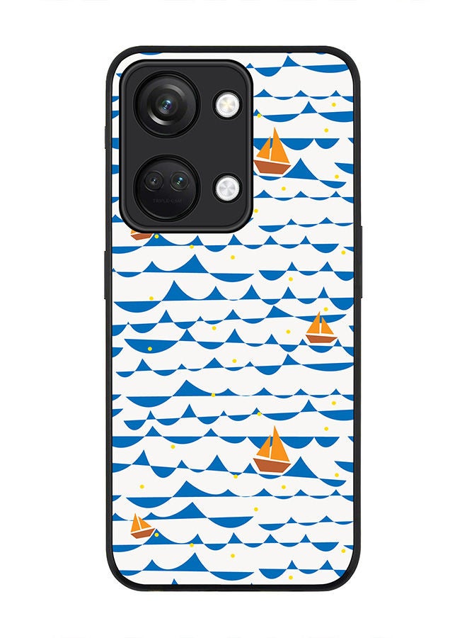 Stylizedd Rugged Black edge case for ONEPLUS NORD 3 5G / OnePlus Ace 2V, Slim fit Soft Case Flexible Rubber Edges Anti Drop TPU Gel Thin Cover -  Sailing Sails - Image 1