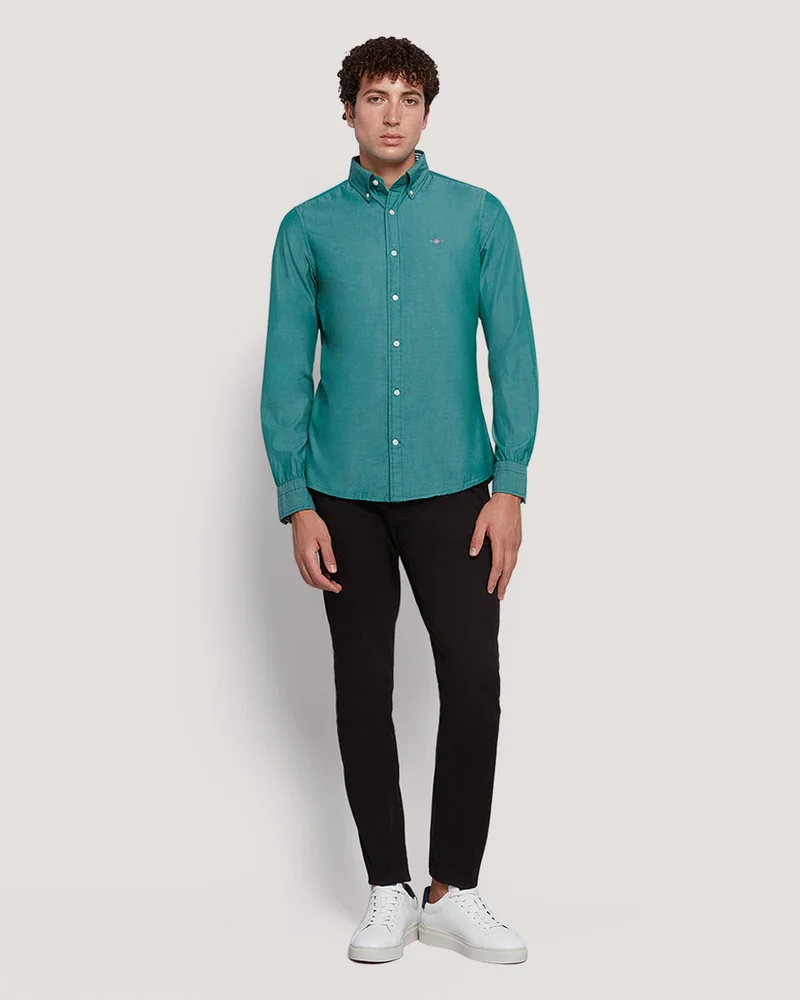 GANT Gant Men’S Slim Fit Cotton Poplin Shirt