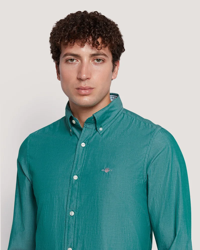 GANT Gant Men’S Slim Fit Cotton Poplin Shirt