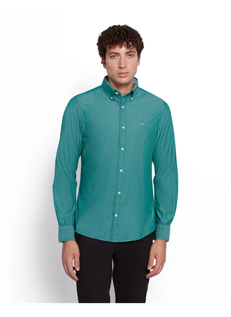 غانت Gant Men’S Slim Fit Cotton Poplin Shirt