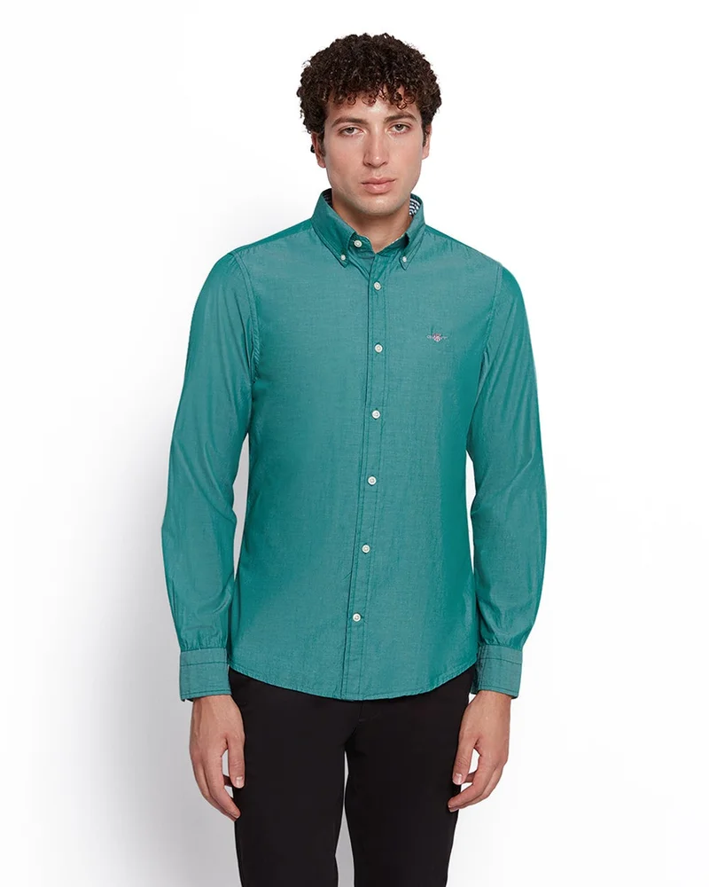 GANT Gant Men’S Slim Fit Cotton Poplin Shirt