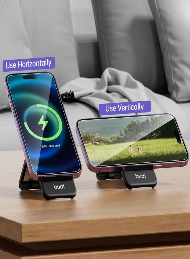 BUDI Travel 5 in 1 Watch & Phone Charger，Multifunctional Compact Data Cable Case with 15W Wireless Charging USB-C Cable and OTG Adapter Kit Storage Case for Travel Data Transfer (Ultimate Version) - Image 2