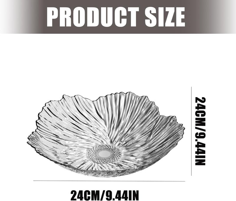 Ornamental Piled Fruit Holder Tray High Grade Build Spacious and Functional for Hosting Visitors Indoors Petal Shape Dish - Image 5