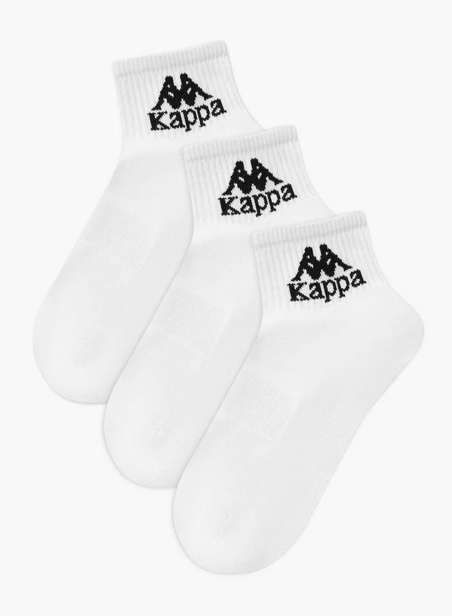 Kappa Men Socks Ankle Length - Set of 3