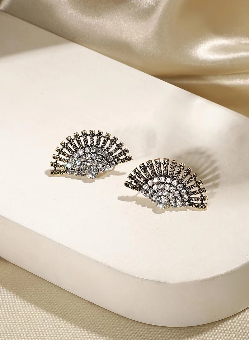 SOHI Luminary Luxe Artificial Stud Earring Jewellery